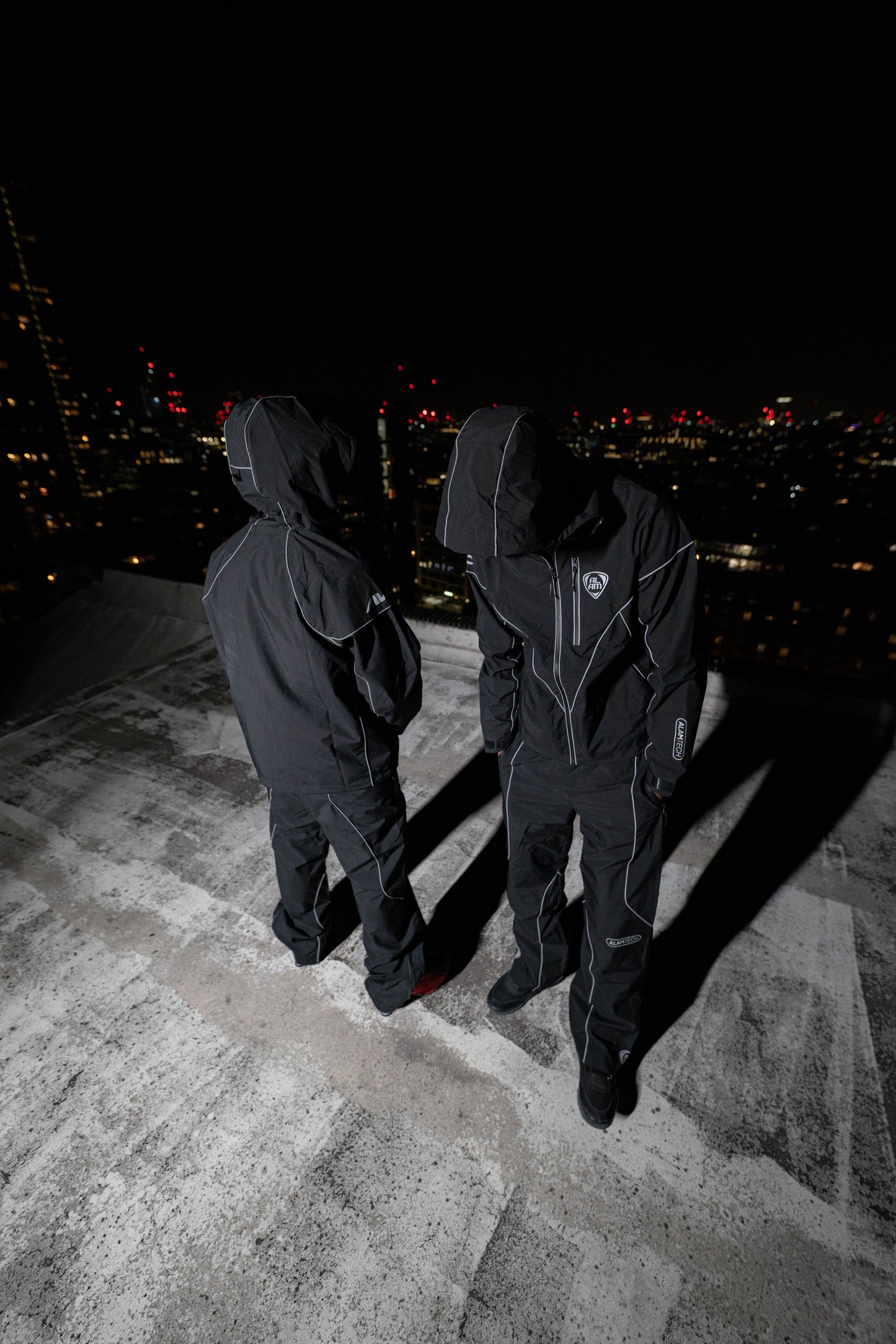 ALAM TECH SHELL BOTTOMS BLACK