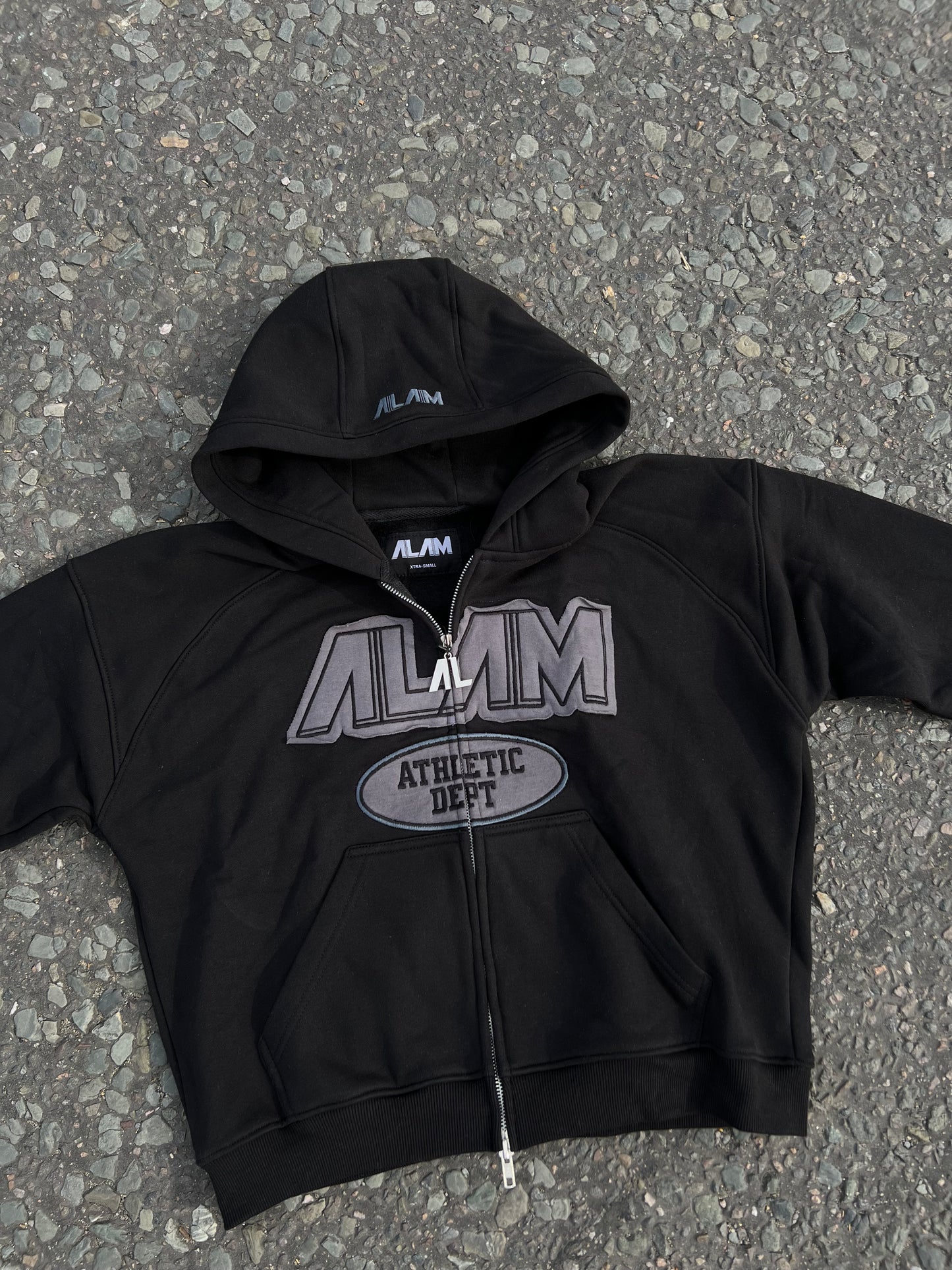 ALAM ATHLETIC DEPT HOODIE BLACK/BLACK