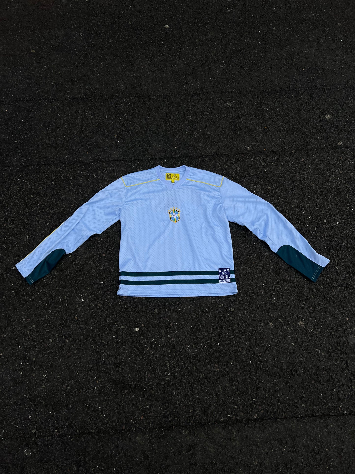 BRAZIL MESH JERSEY SKY BLUE