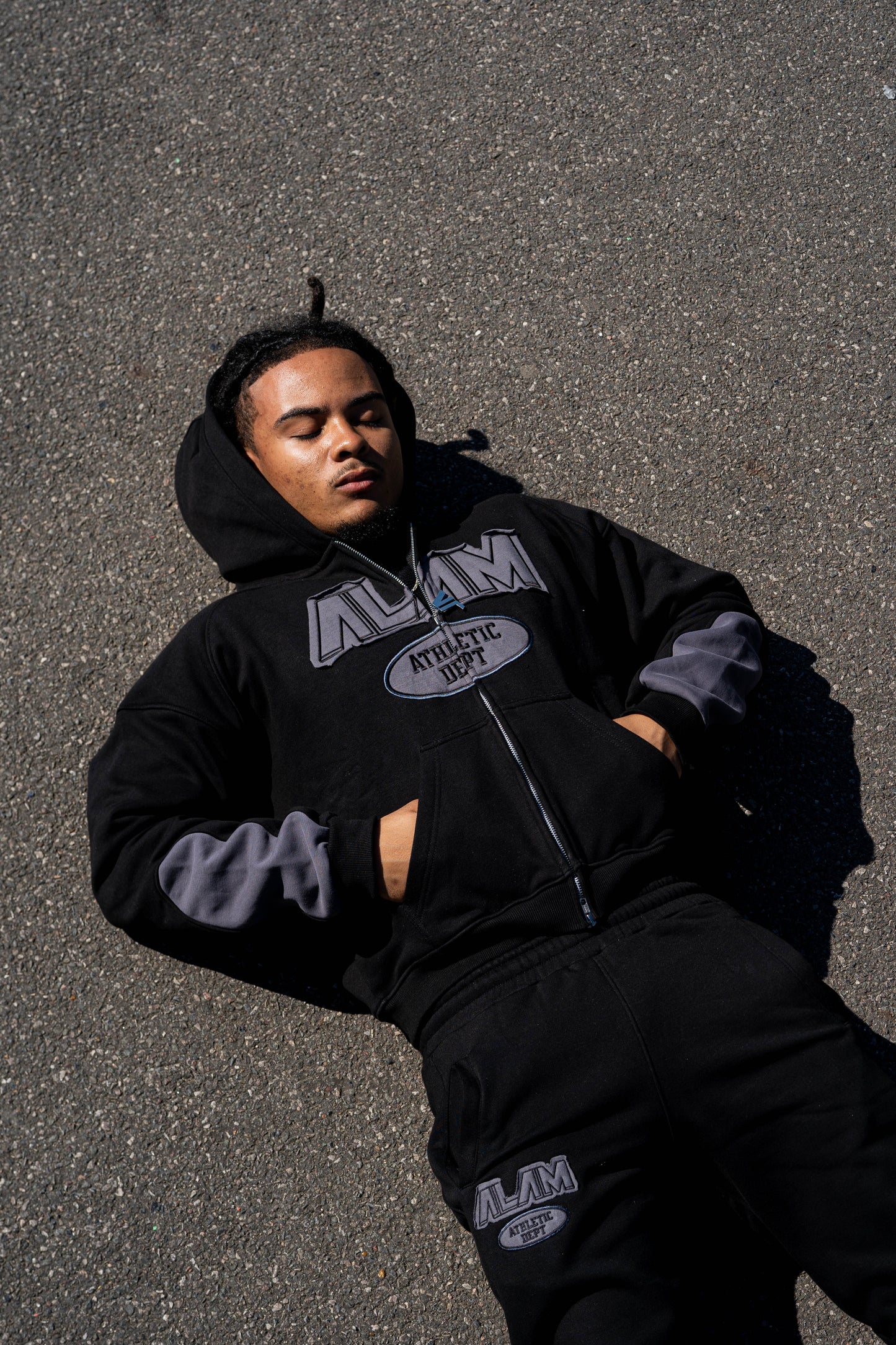 ALAM ATHLETIC DEPT HOODIE BLACK