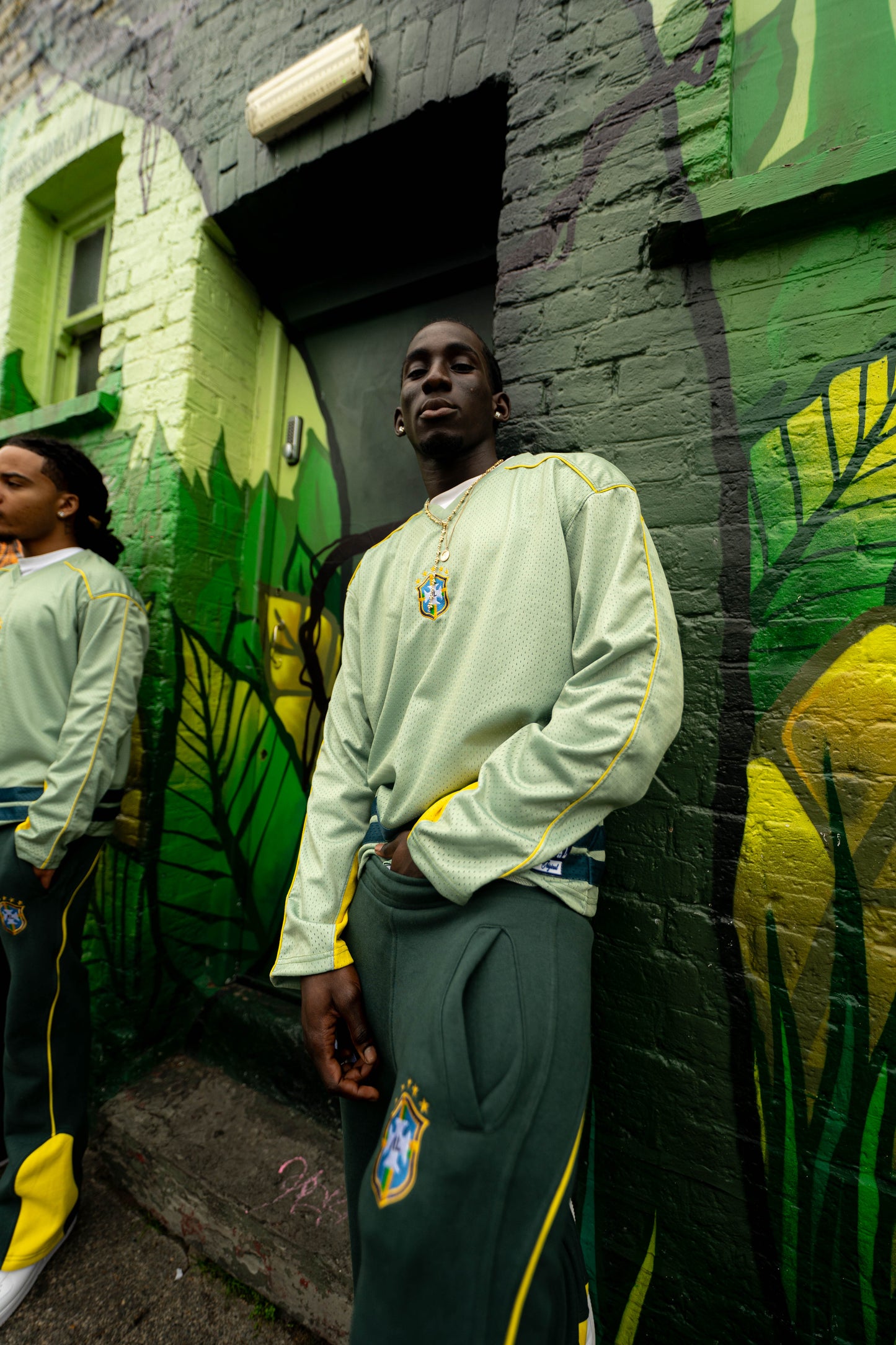 BRAZIL MESH JERSEY GREEN