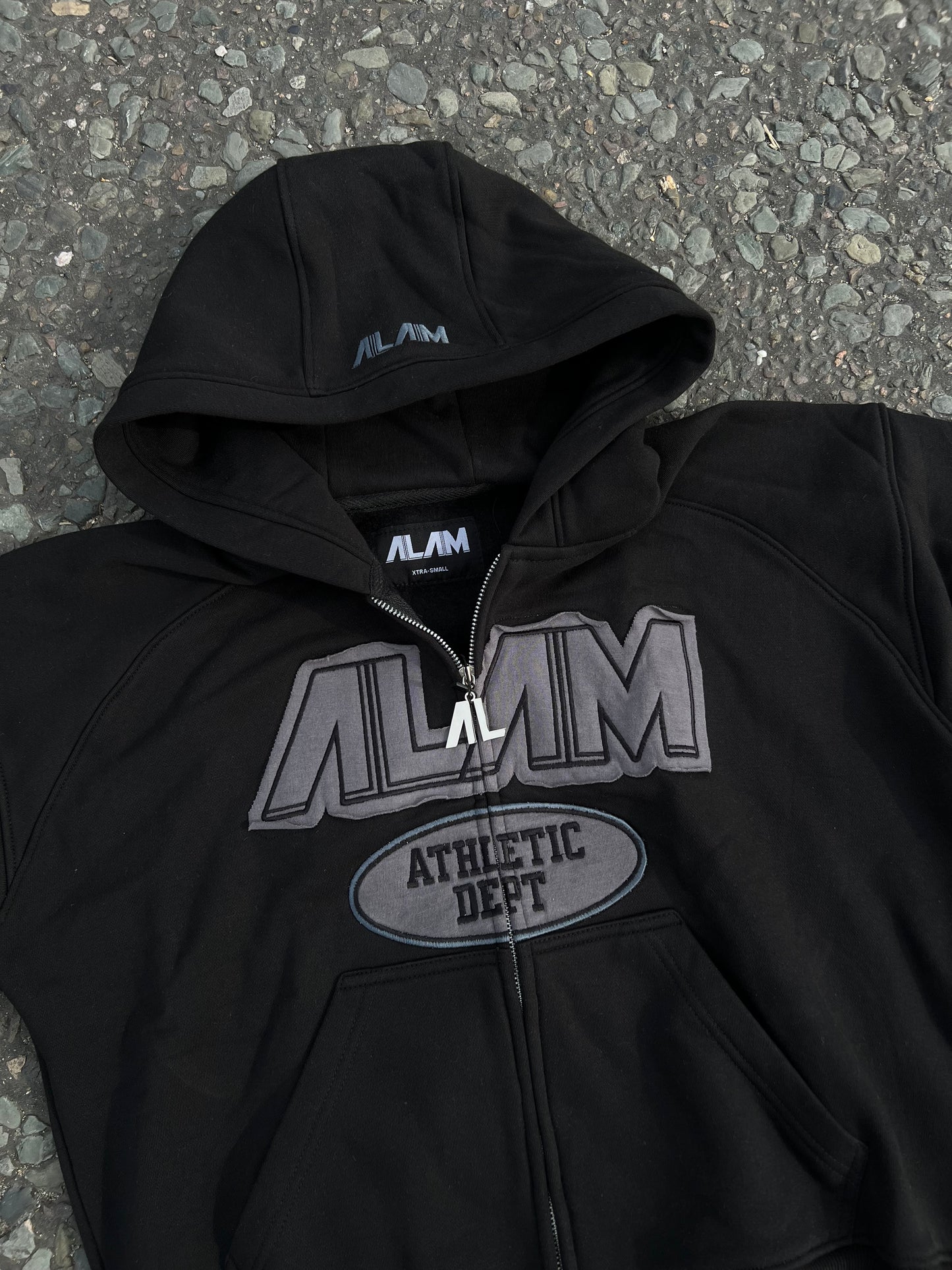 ALAM ATHLETIC DEPT HOODIE BLACK/BLACK