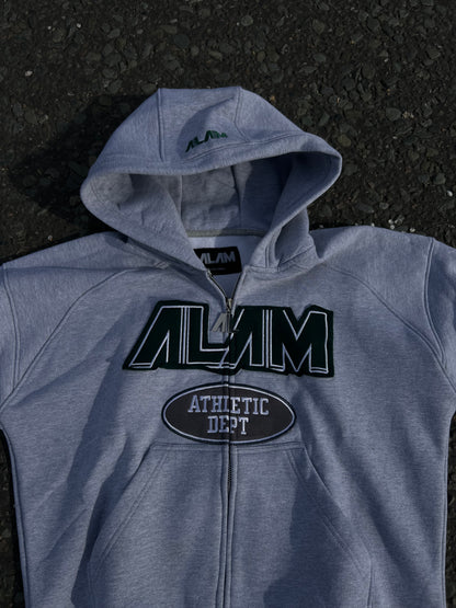ALAM ATHLETIC DEPT HOODIE GREY/GREY/GREEN