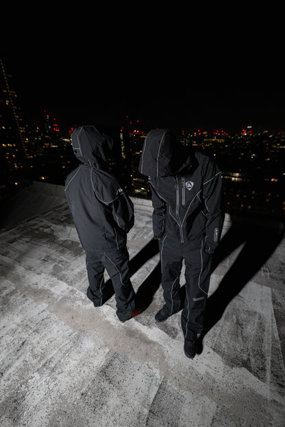 ALAM TECH SHELL BOTTOMS BLACK