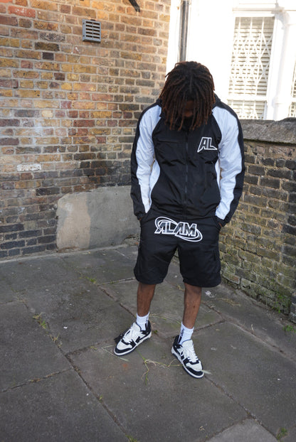 SKYLINE MILITANT BLACK CARGO SHORTS