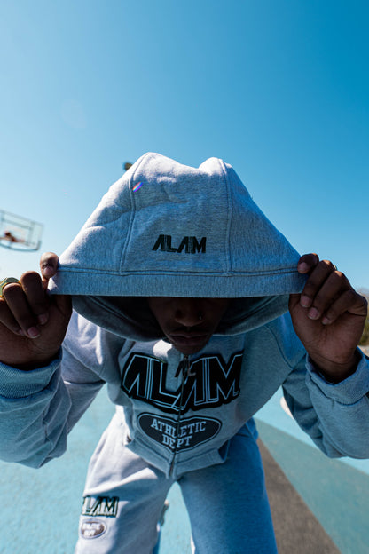 ALAM ATHLETIC DEPT HOODIE GREY/GREY/GREEN