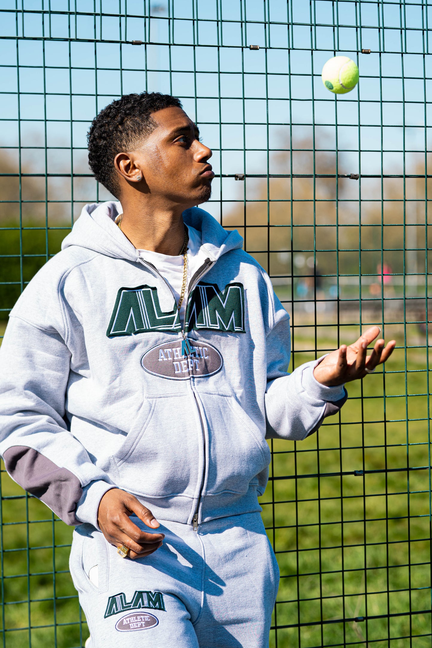 ALAM ATHLETIC DEPT HOODIE GREY