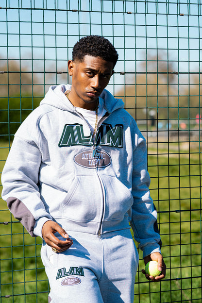 ALAM ATHLETIC DEPT HOODIE GREY/GREY/GREEN
