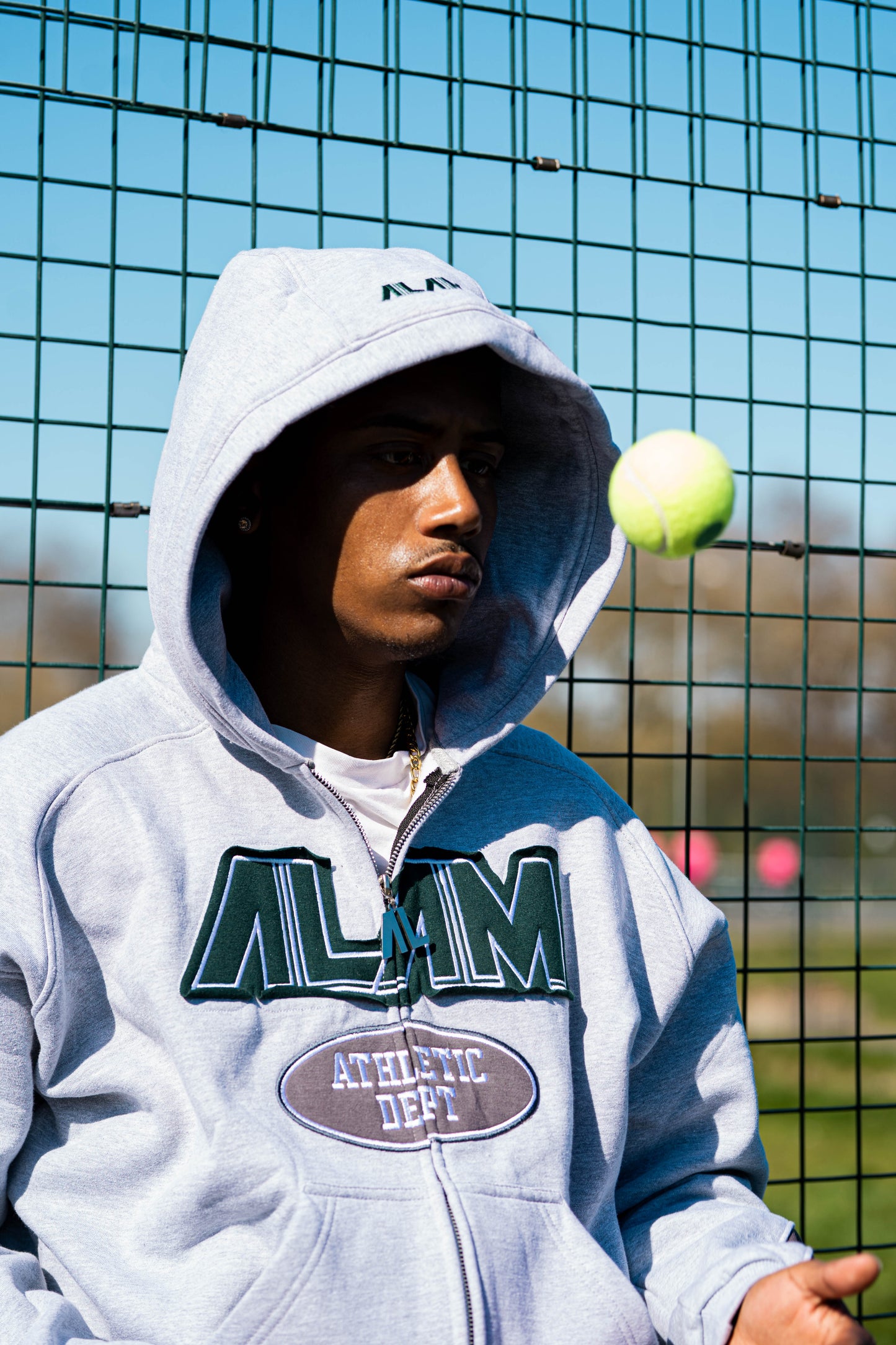 ALAM ATHLETIC DEPT HOODIE GREY