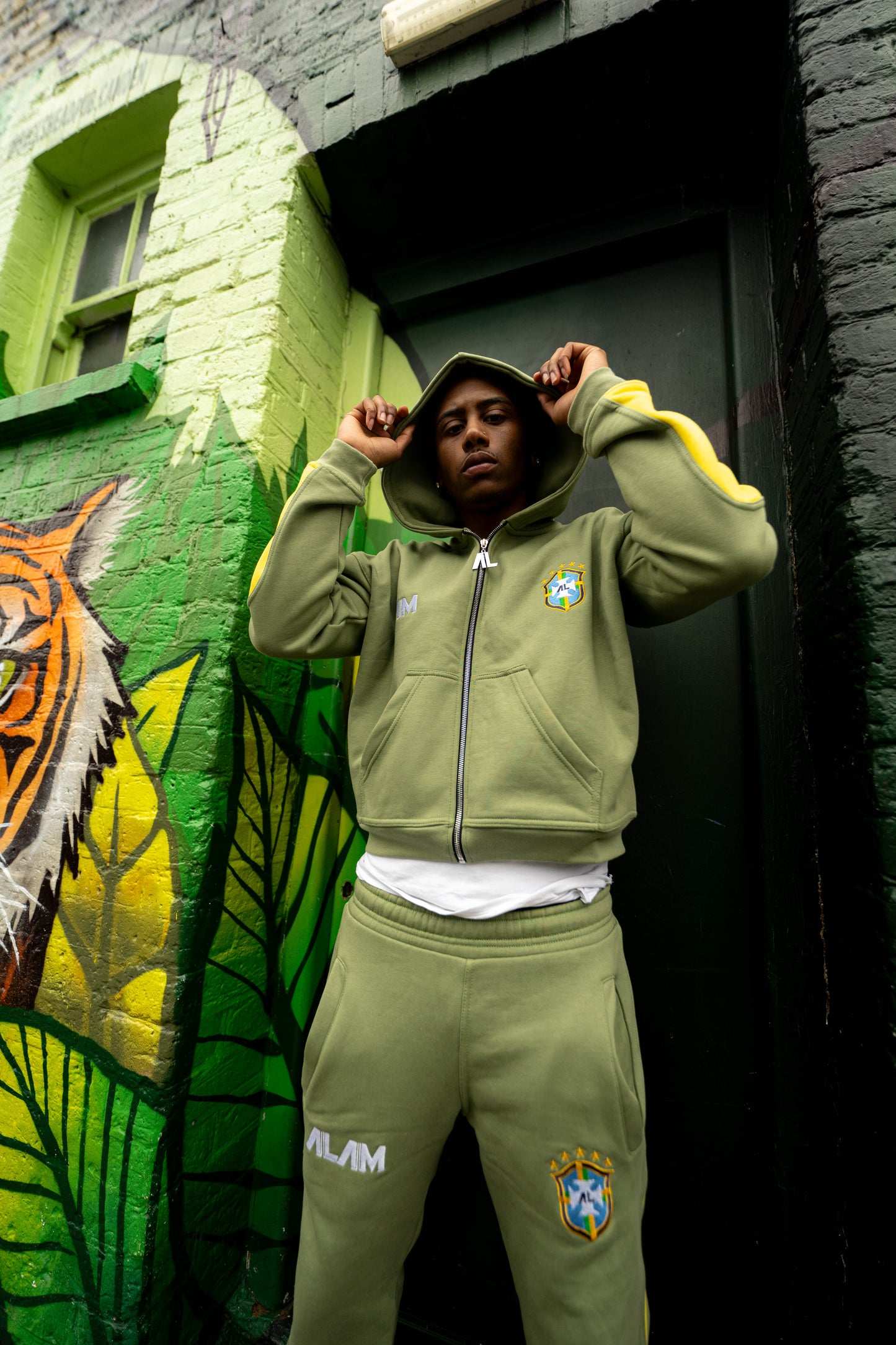 ALAM BRAZIL TRACKSUIT FOREST GREEN