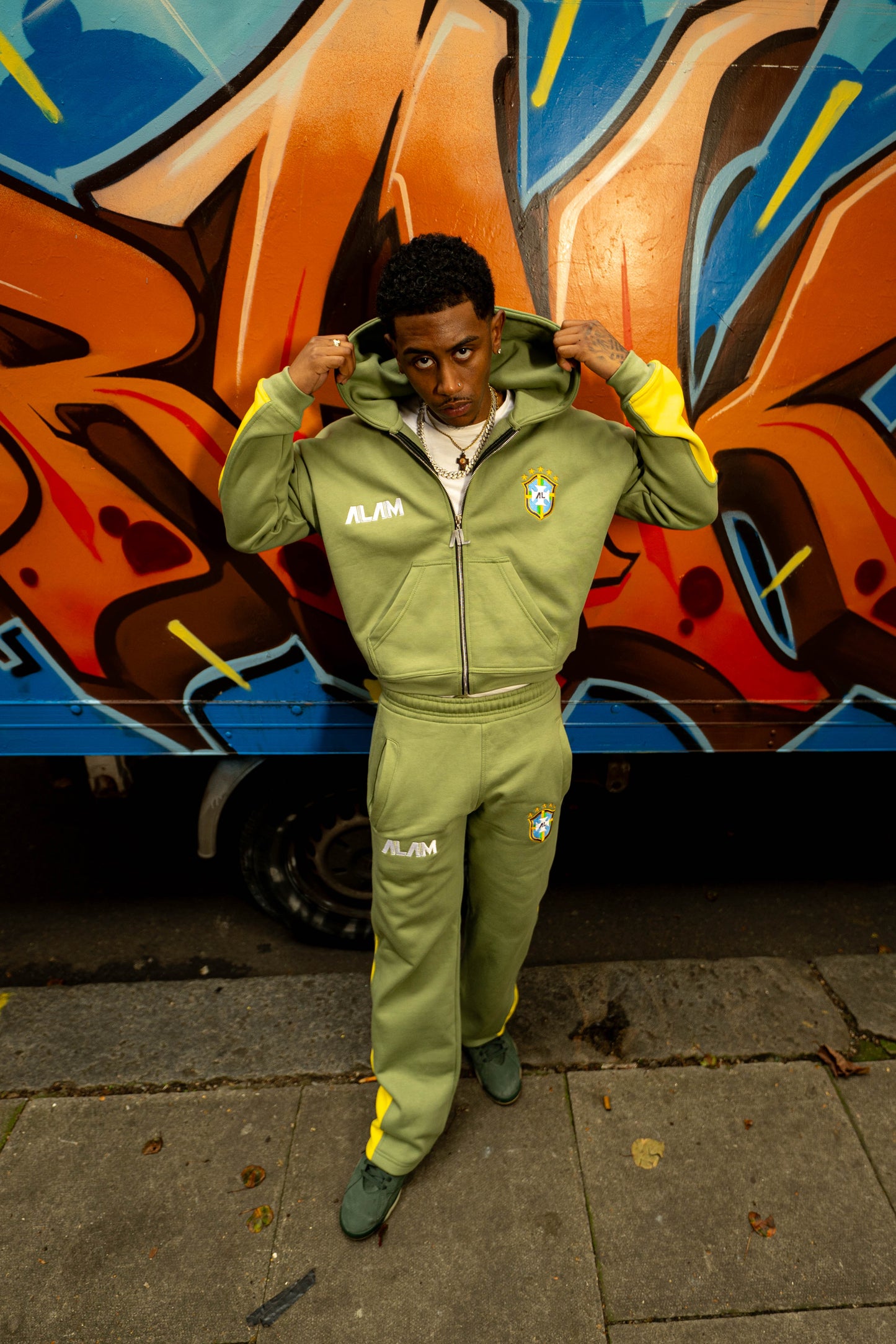 ALAM BRAZIL TRACKSUIT FOREST GREEN