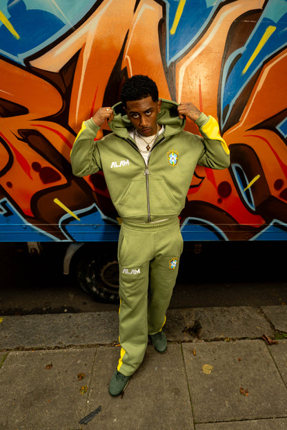 ALAM BRAZIL TRACKSUIT FOREST GREEN
