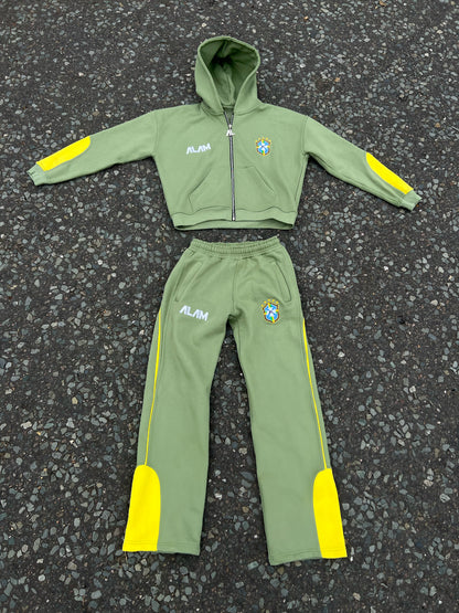 ALAM BRAZIL TRACKSUIT FOREST GREEN
