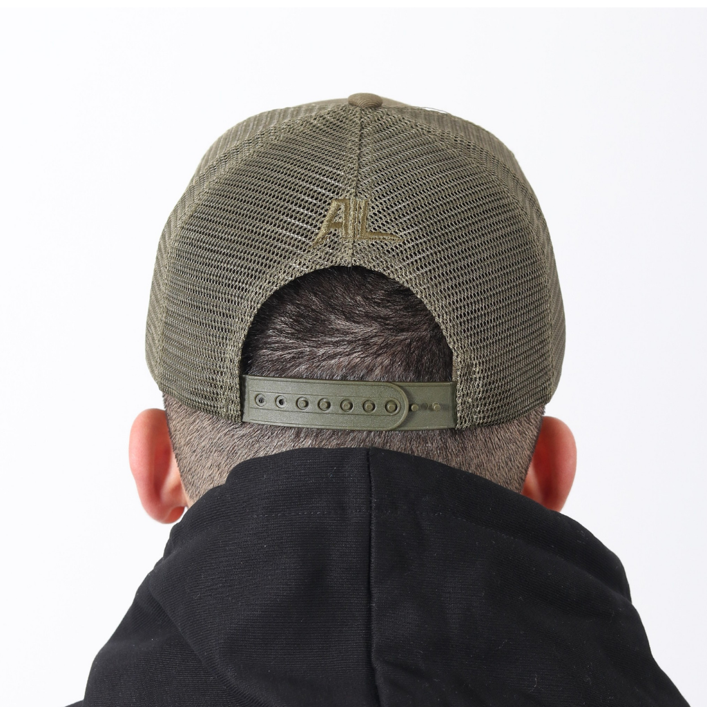AL Trucker Khaki/White