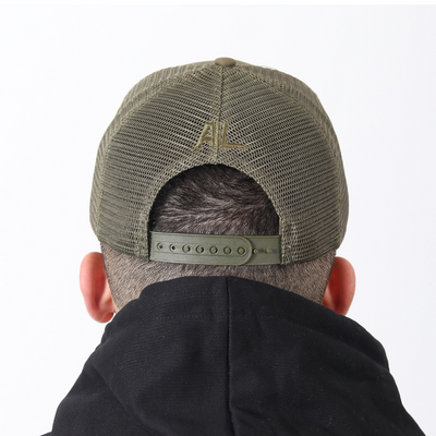 AL Trucker Khaki/White