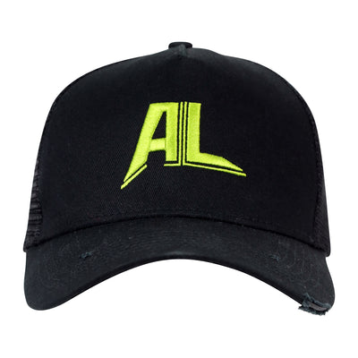 AL Trucker Black/Lime